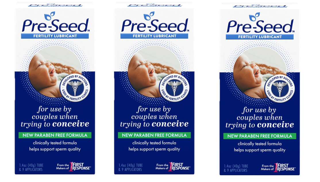 Pack of 3 Pre-Seed Fertility Lubricant, For Use by Couples Trying to Conceive