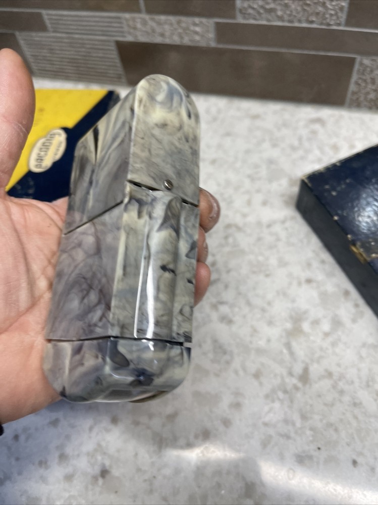 VINTAGE ARCADIA WALNUT COMMANDER 35MM SLIDE VIEWER