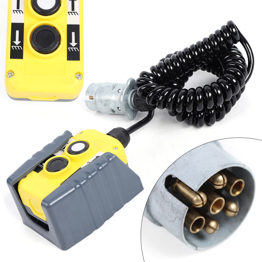 4 Wire Dump Trailer Remote Control Switch for Double-Acting Hydraulic Pumps 12V