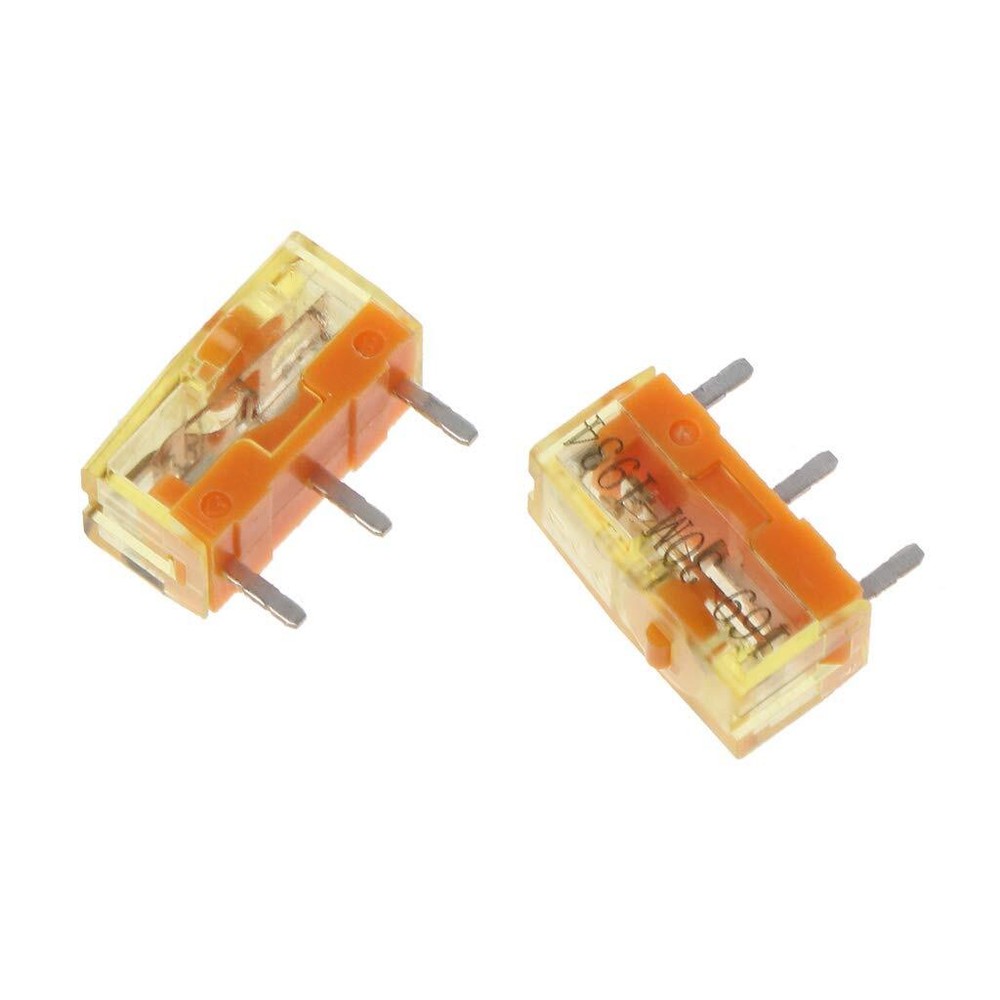 2pcs TTC Dustproof Gold Mouse Micro Switch Micro Button Gold Contactor 30 Mil...