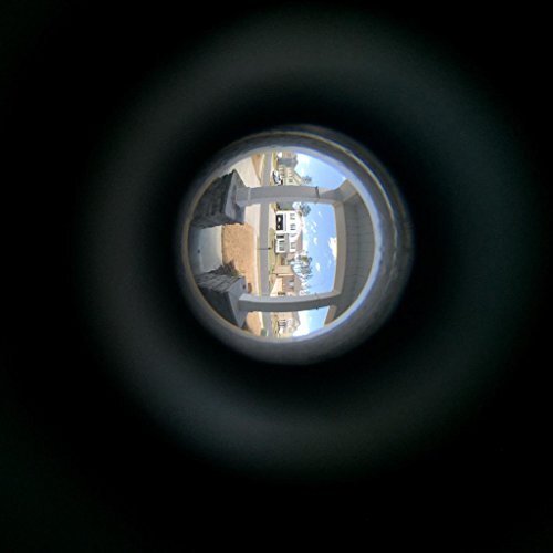Security Peek Peep Hole Solid Brass With Privacy Cover For Front Door Viewer 2pc
