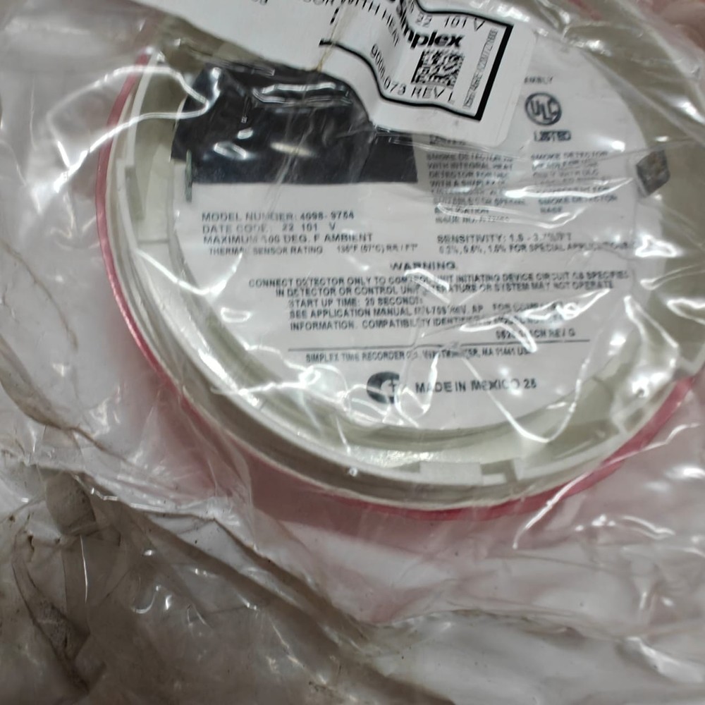 SIMPLEX SMOKE AND HEAT DETECTOR 4098-9754