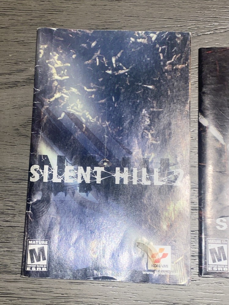 Silent Hill 2&3 Manuals Only PC Personal Computer Manuals