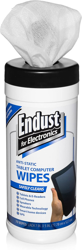 Endust for Electronics, Touchscreen cleaning wipes, Great tablet wipes, 70 count