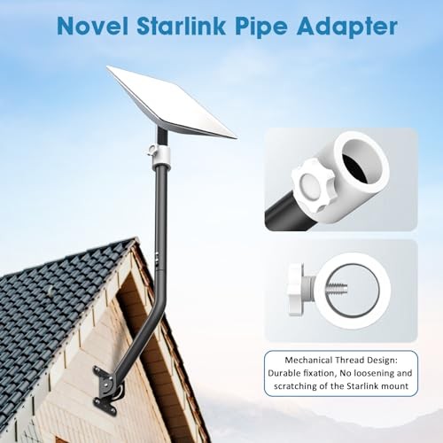 Starlink Gen2 Mount—Adjustable Satellite Dish Mount for Large Kit