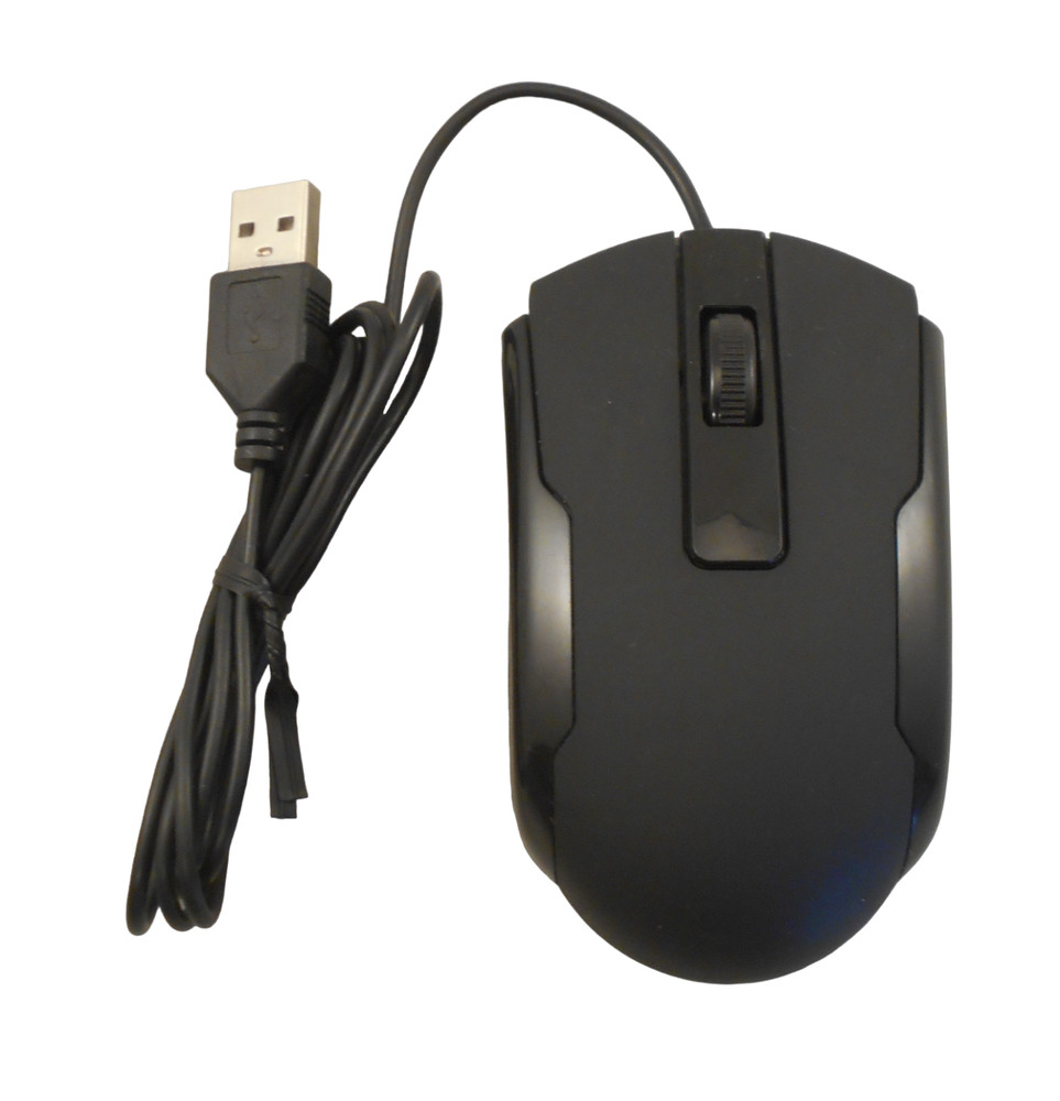 Generic 3-Button USB Optical Mouse (Black)