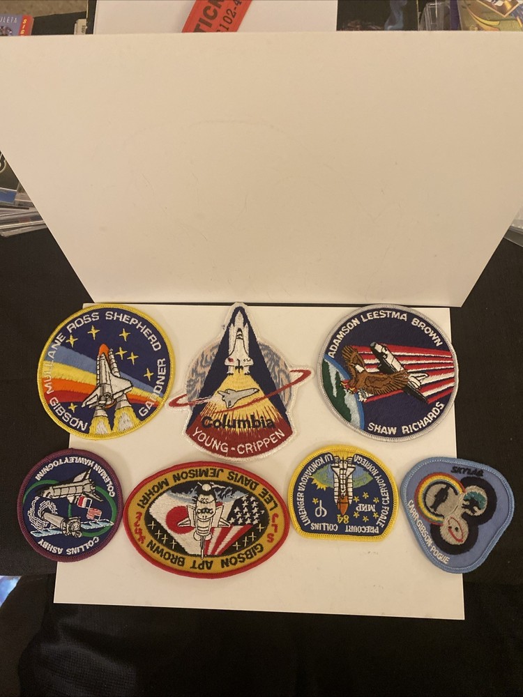 NASA 7 PATCH LOT!!!
