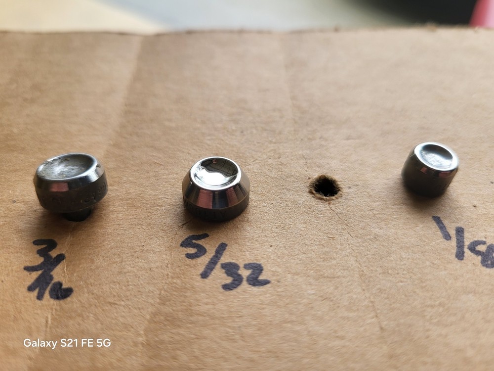 3 PC Rivet squeezer Set button head