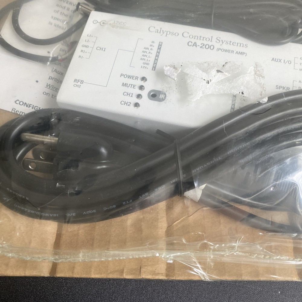 Calypso Systems Visual Sound Inc. CA-200 Classroom Audio Amplifier New