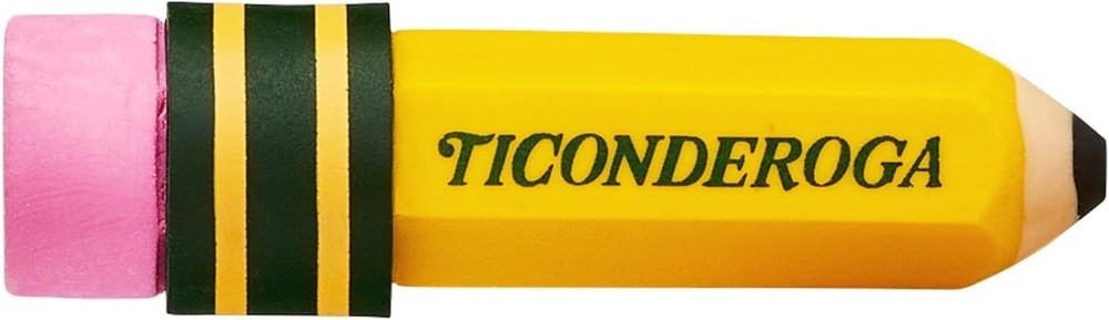 3 Count Yellow Pencil Shaped Erasers (38953)