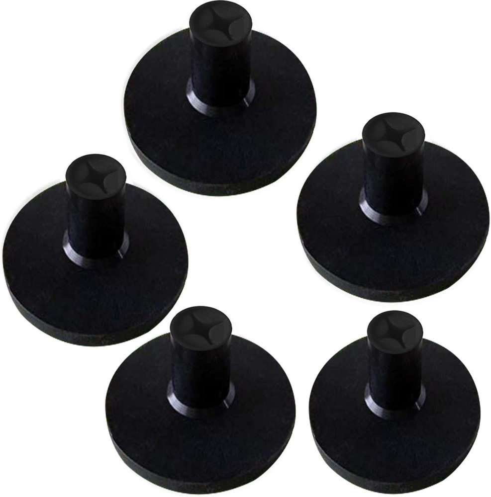 Golf Rubber Tee Driving Range Value 5 Pack for Indoor Outdoor Practice Mat, Tee