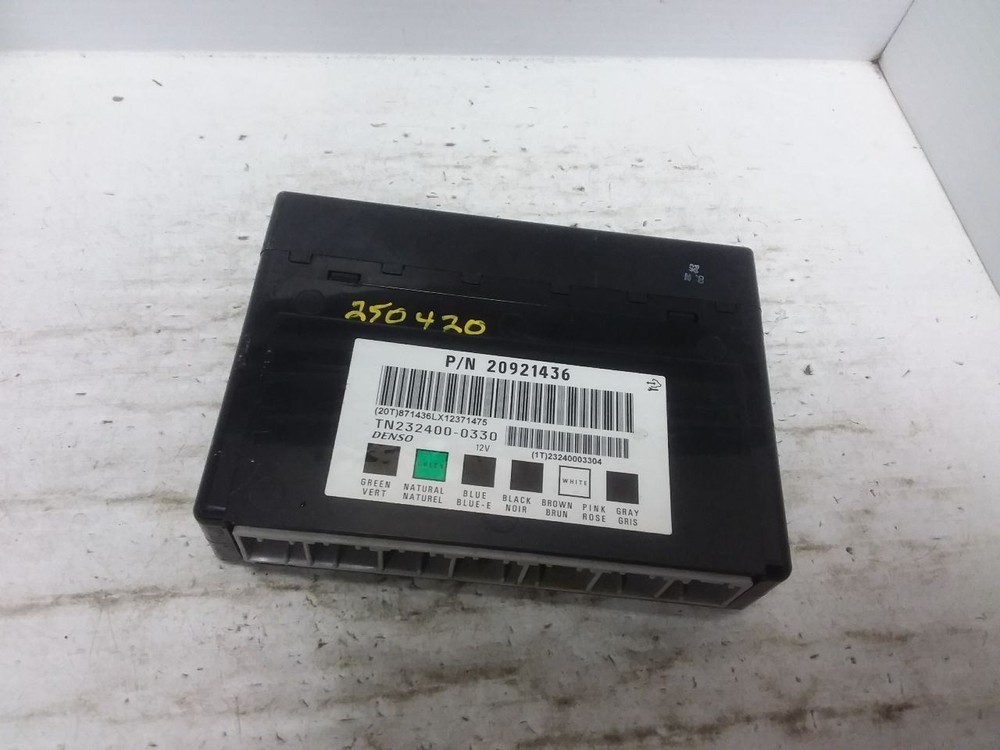 Body Control Module BCM Left Hand Dash Fits 06-13 IMPALA 20921436