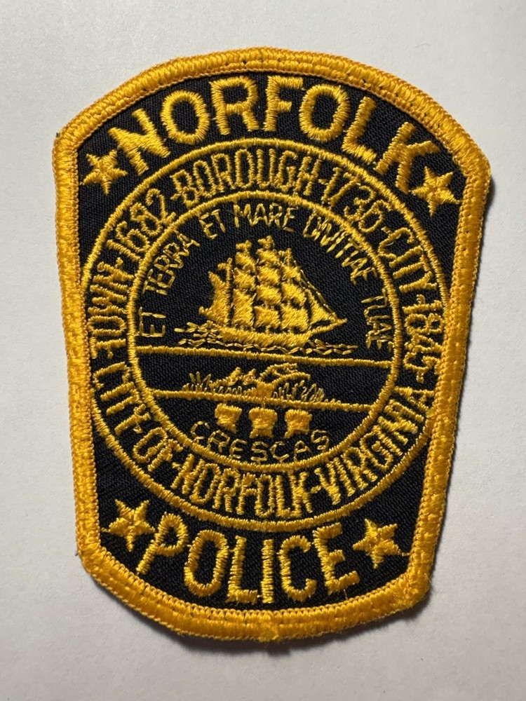 Norfolk Virginia Police Patch