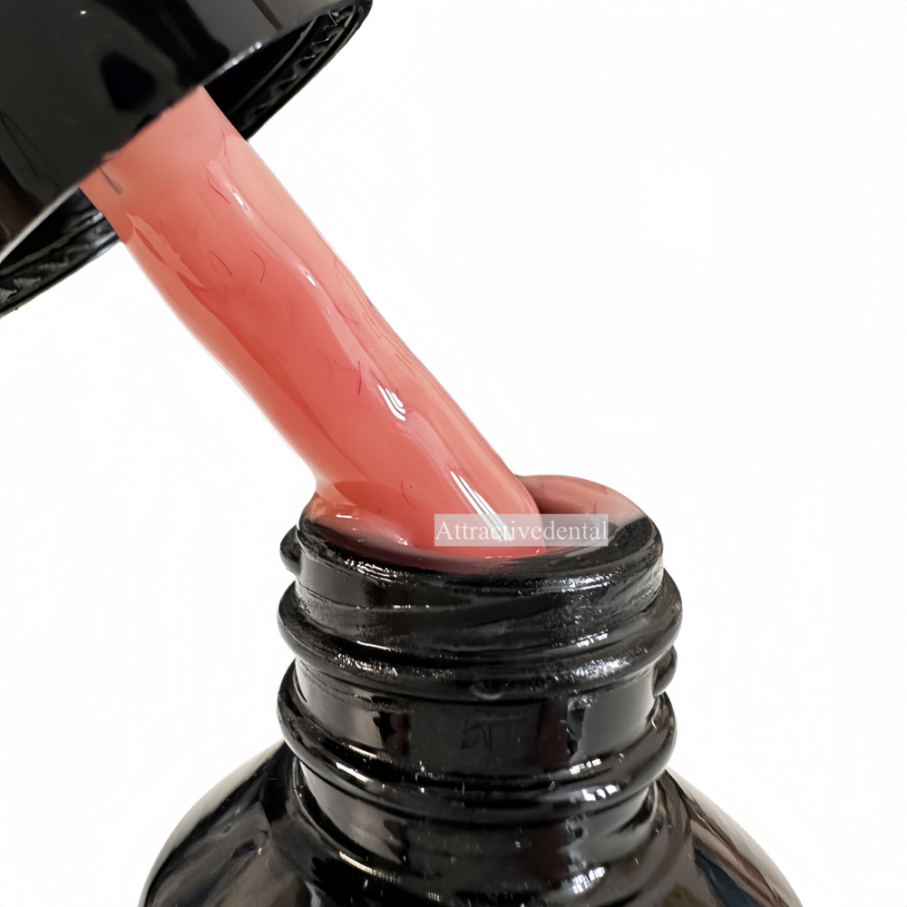 Dental Polyfix Stain Bionic Pink Light Curing Nano Pink Composite Resin 20ml