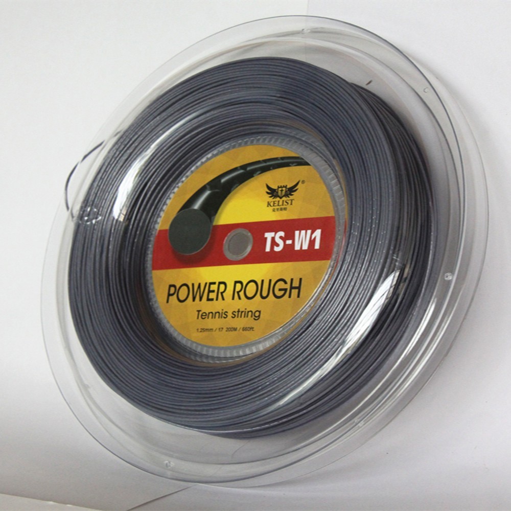 Rough Polyester Tennis String 200M Gray Color 1.25MM