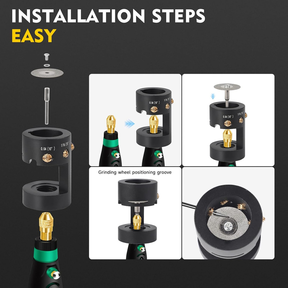 Tungsten Electrode Sharpener Head Tool, Tungsten Grinder for TIG Welding Single
