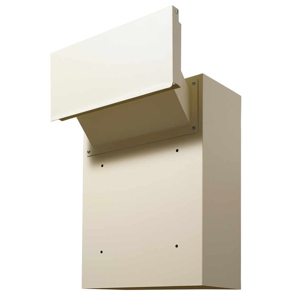 VEVOR Through The Wall Drop Box 12.5x6.3x16.9" Mailbox with Code Lock Beige