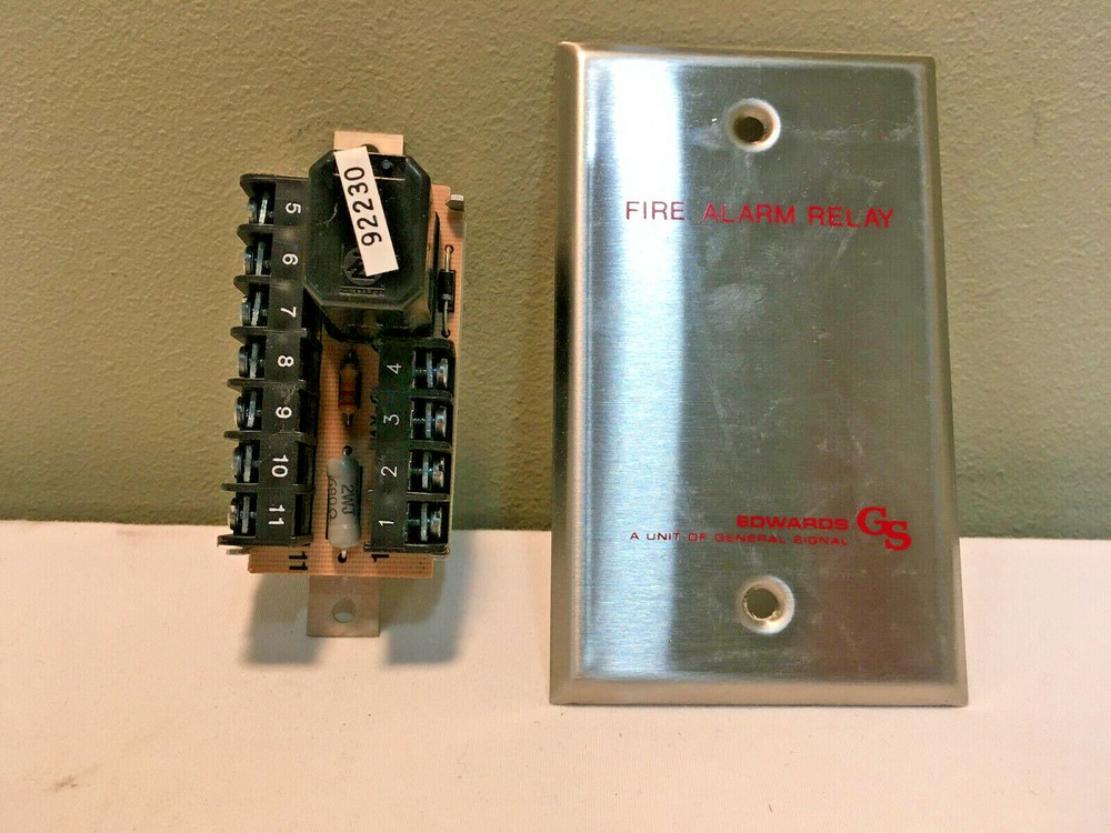 Edwards 6254B-003 Fire Alarm Relay 24 VDC