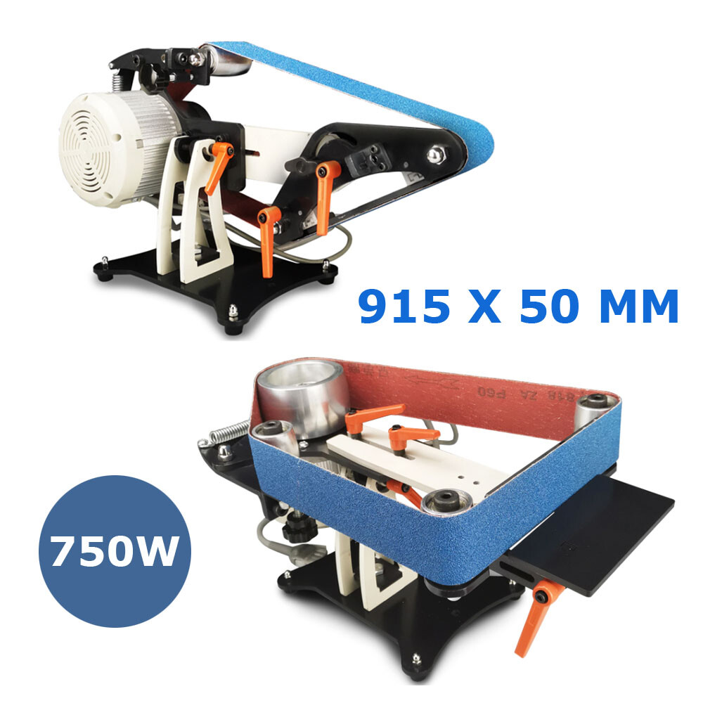 Small Abrasive Belt Machine Vertical Horizontal Sand Machine Grinding Polishing.