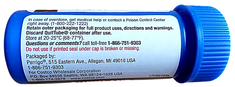 Kirkland Quit 4 mg Lozenge 270 Pieces Nicotine Polacrilex Stop Smoking Aid 03/25