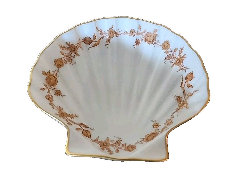 Limoges France Seashell Tray
