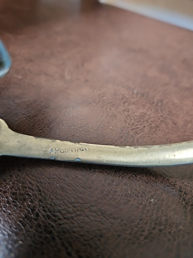 VINTAGE ARGENTAN HUCK SPURS GERMANY