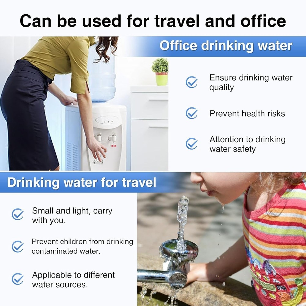 Comprehensive 16-in-1 Drinking Water Strips – 50-Pack Kit for Home Use