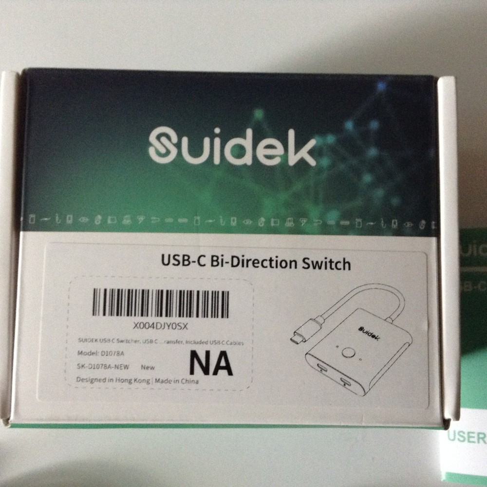 SUIDEK USB C Bi-Directional Switch