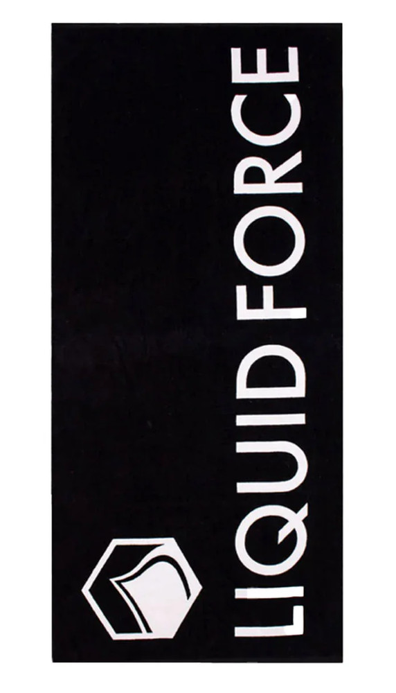 Liquid Force Logo Towel Black One Size