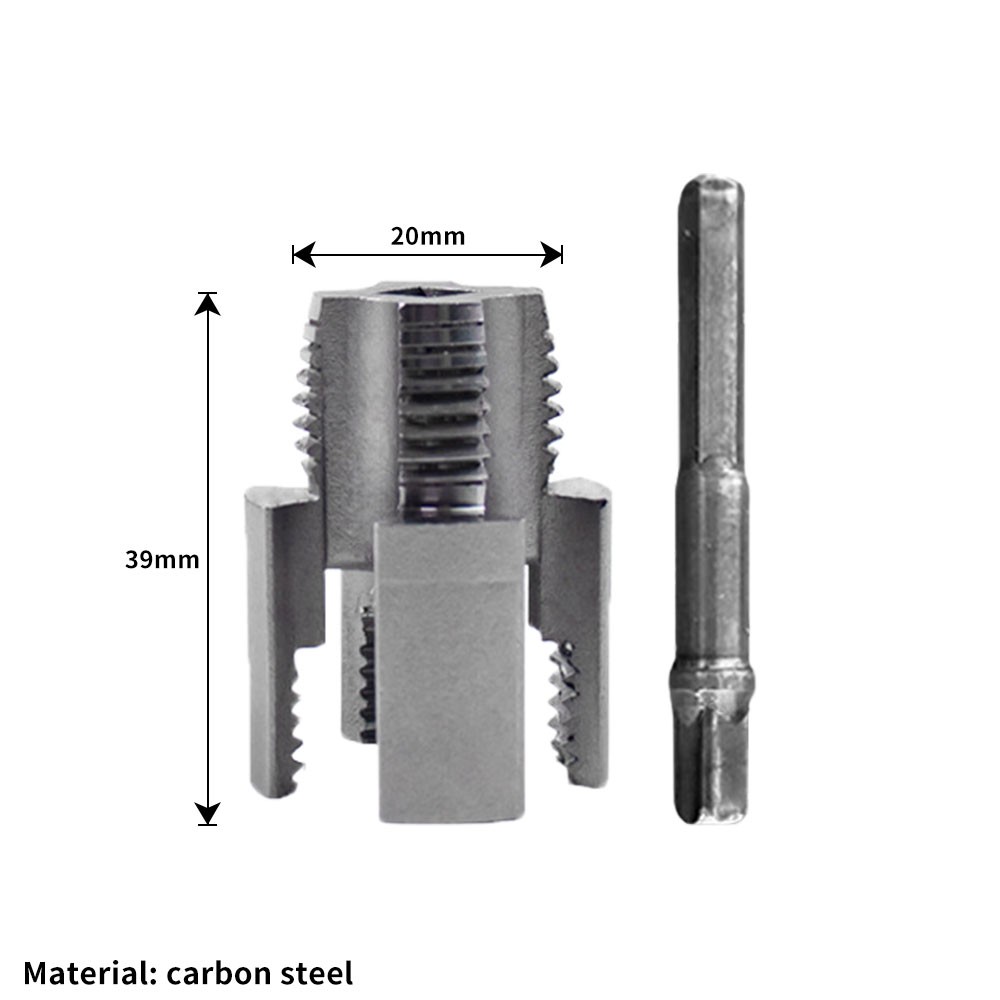 Integrated Internal & External Pipe Threading-Tool, PVC Pipe Threader Kit TL
