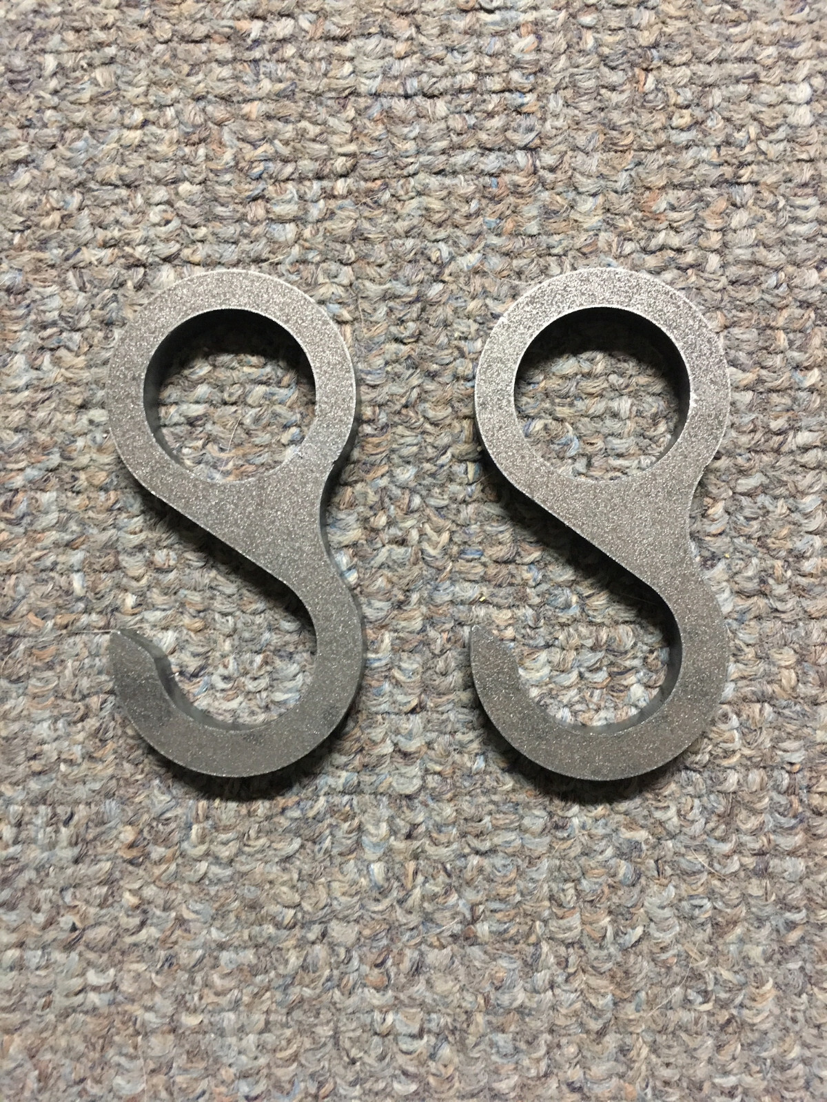 A36 Steel Target Gong 8" x 5/8" Three Hole Pistol Plate IDPA! WITH FREE HOOKS!