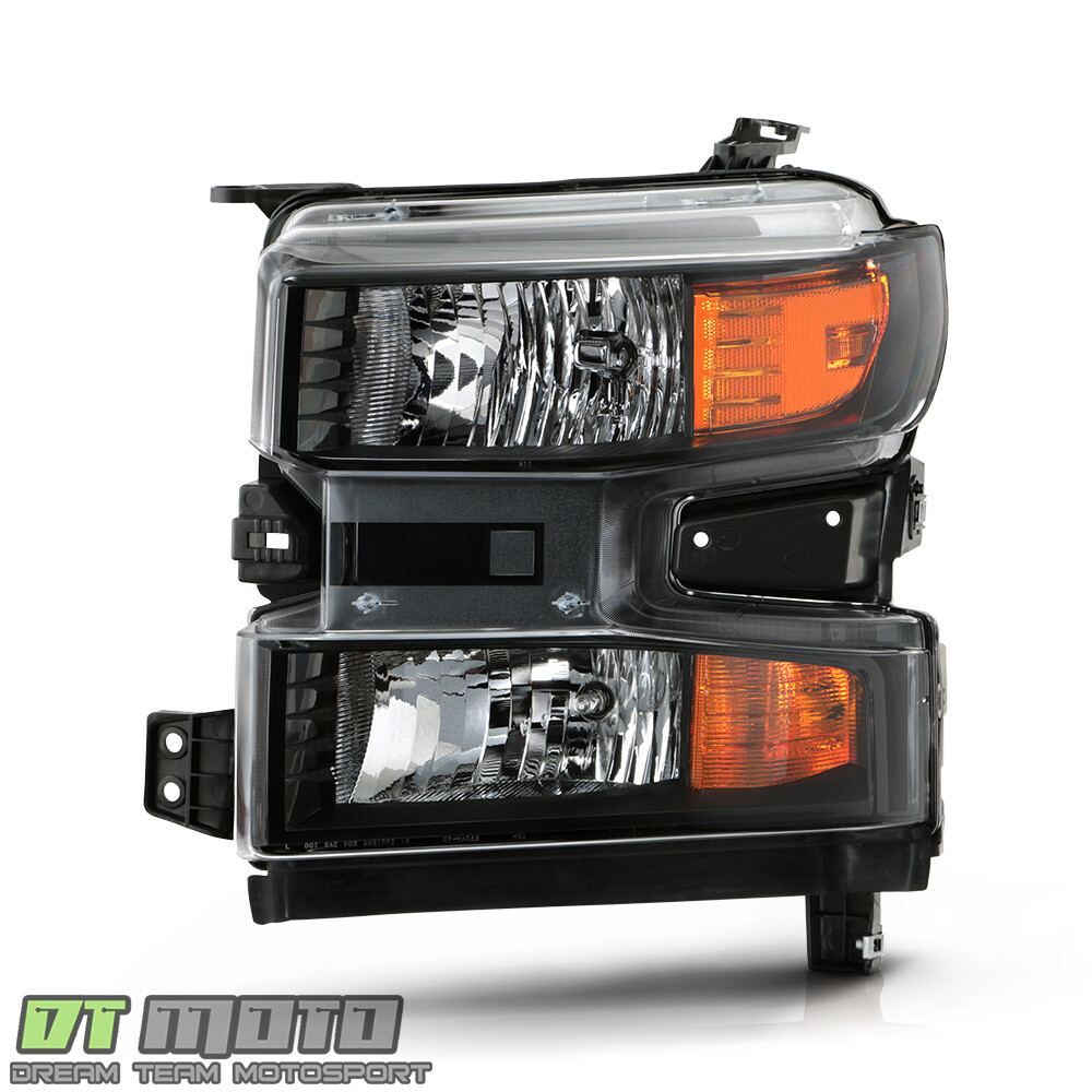 2019-2022 Chevy Silverado 1500 Halogen Headlight Headlamp Light Left Driver