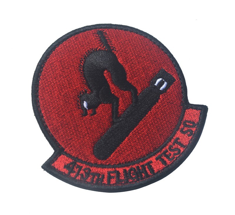 USAF Air Force Black Ops Area 51 413th Flight Test Squadron Bomb Cats Hook Patch