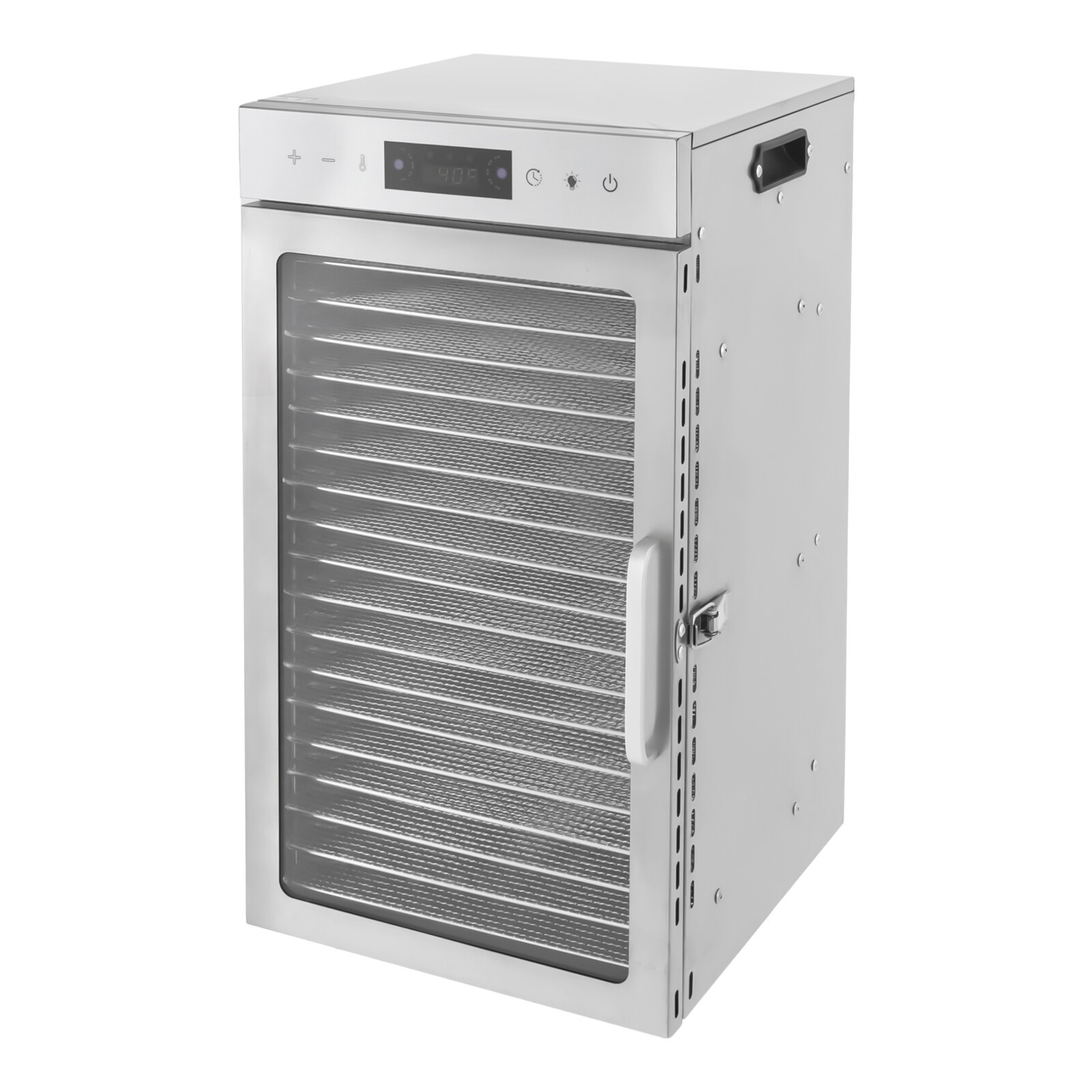 Commercial Dehydrator 18 Stainless Steel Trays Fruit Vegetable Food Dry Machine