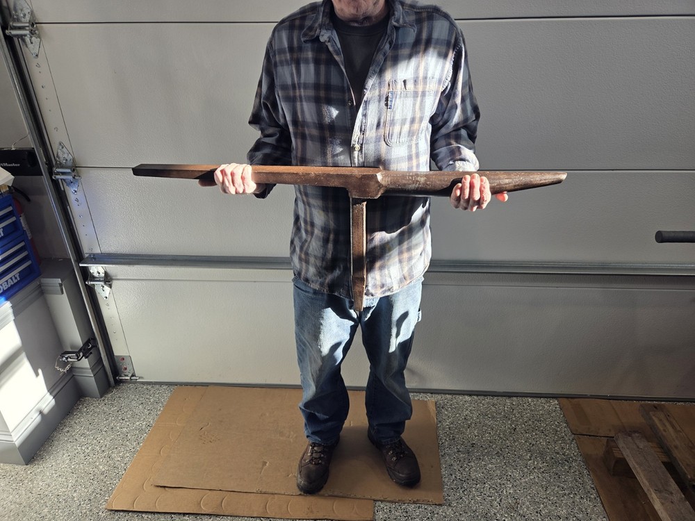 Early Blacksmith Tinsmith 40lb. Large 40.5" Stake Anvil Solid & Heavy!