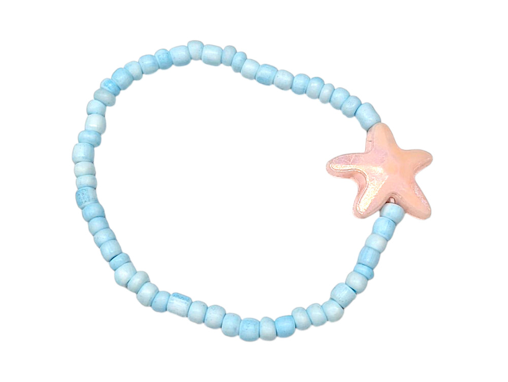 Powder Blue Starfish (Random 3) Bracelet