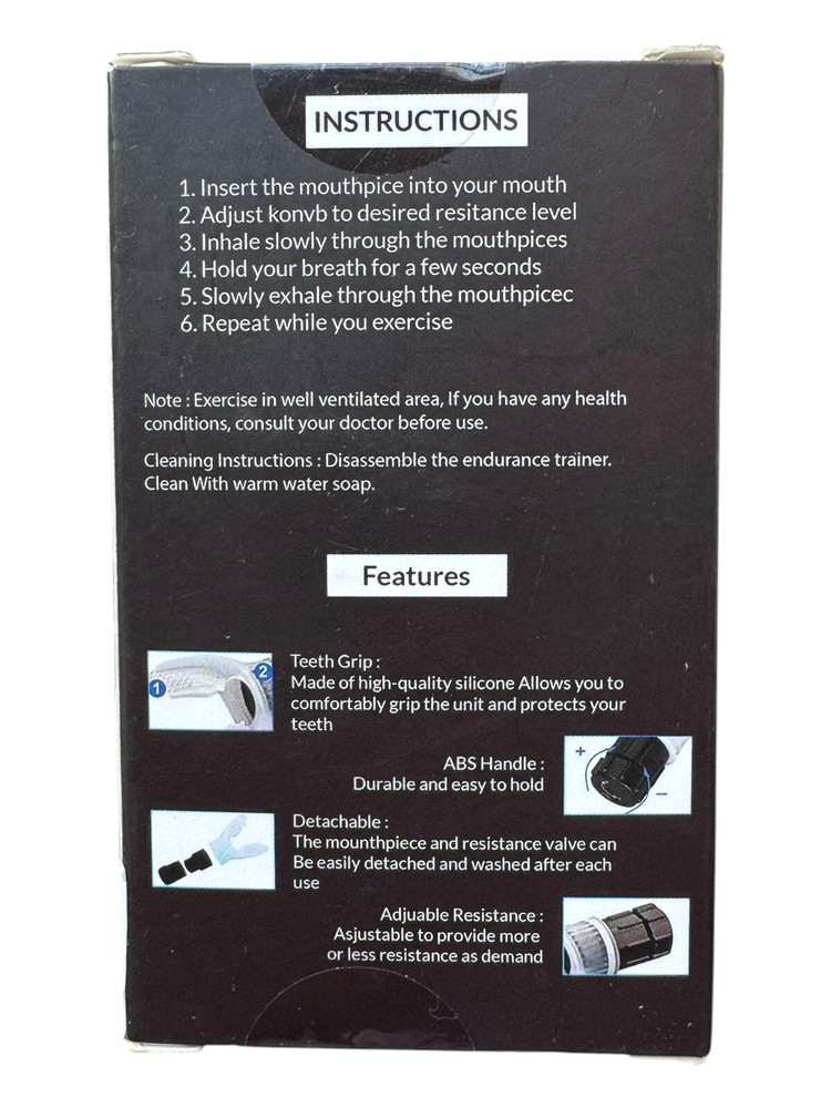 Endurance Trainer Durable Silicone Mouthpiece