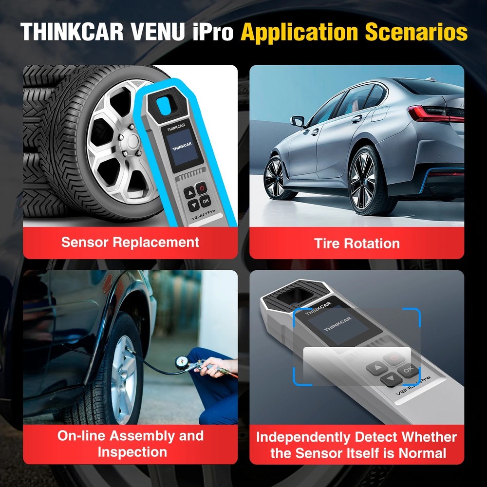 Thinkcar VENU-i Pro TPMS Programming Tool Tire Sensors Detector Activate Relearn