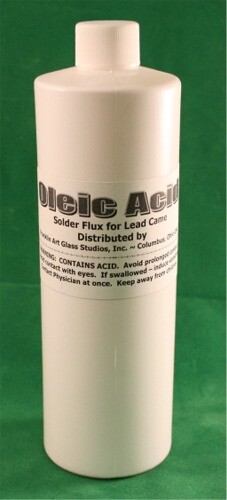 Oleic Acid Flux for Leaded Stained Glass - Best for Lead! - 16 oz.