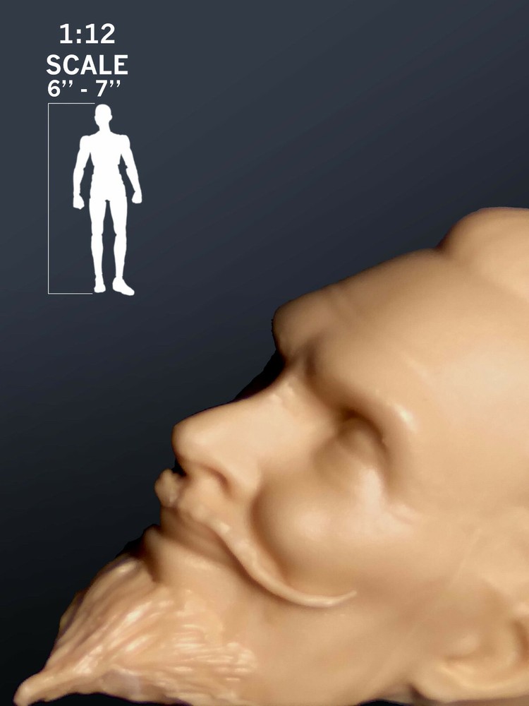 Star Wars Old Jedi Don-Wan Custom Head Cast Only 1:12th or 6-7" scale