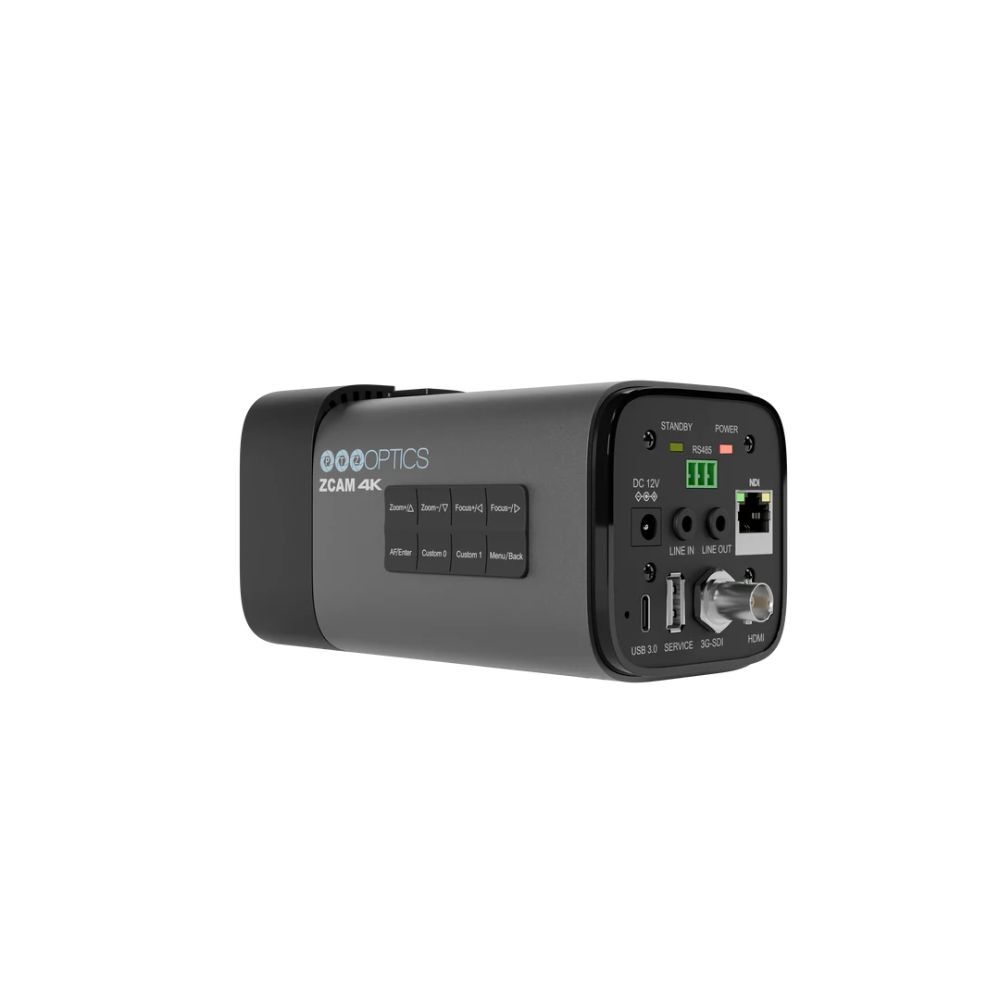 PTZOptics Studio 4K Camera with 12x Optical Zoom (Gray)