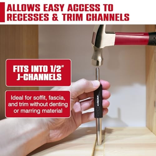 Trim Nail Punch - Help Drive Trim Nails While Protecting Small - Single