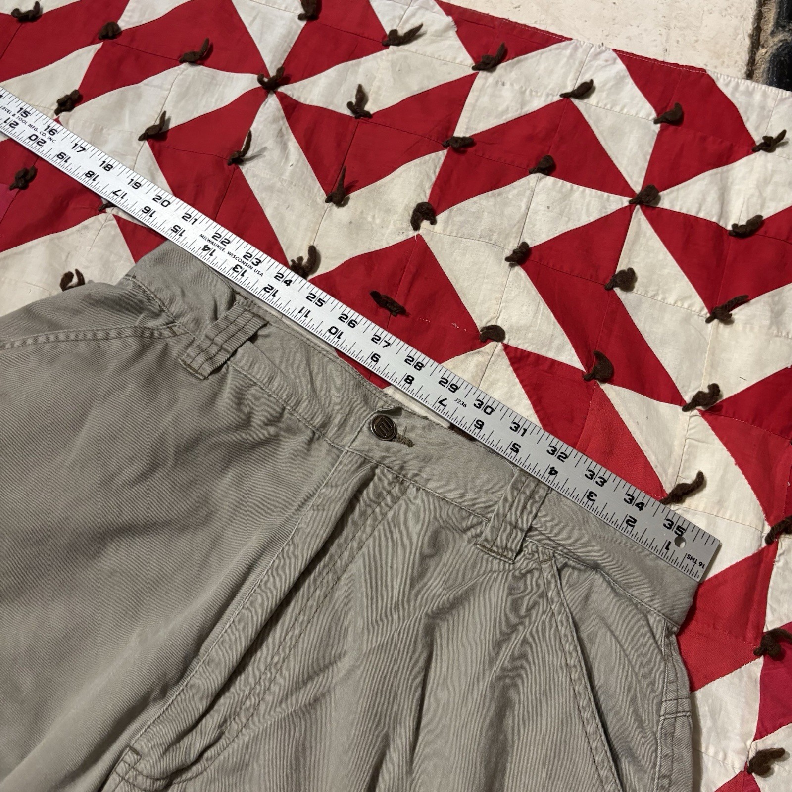 Vintage Y2K Masters Of Architectural Clothing Pants Raver As Is Worn Beige