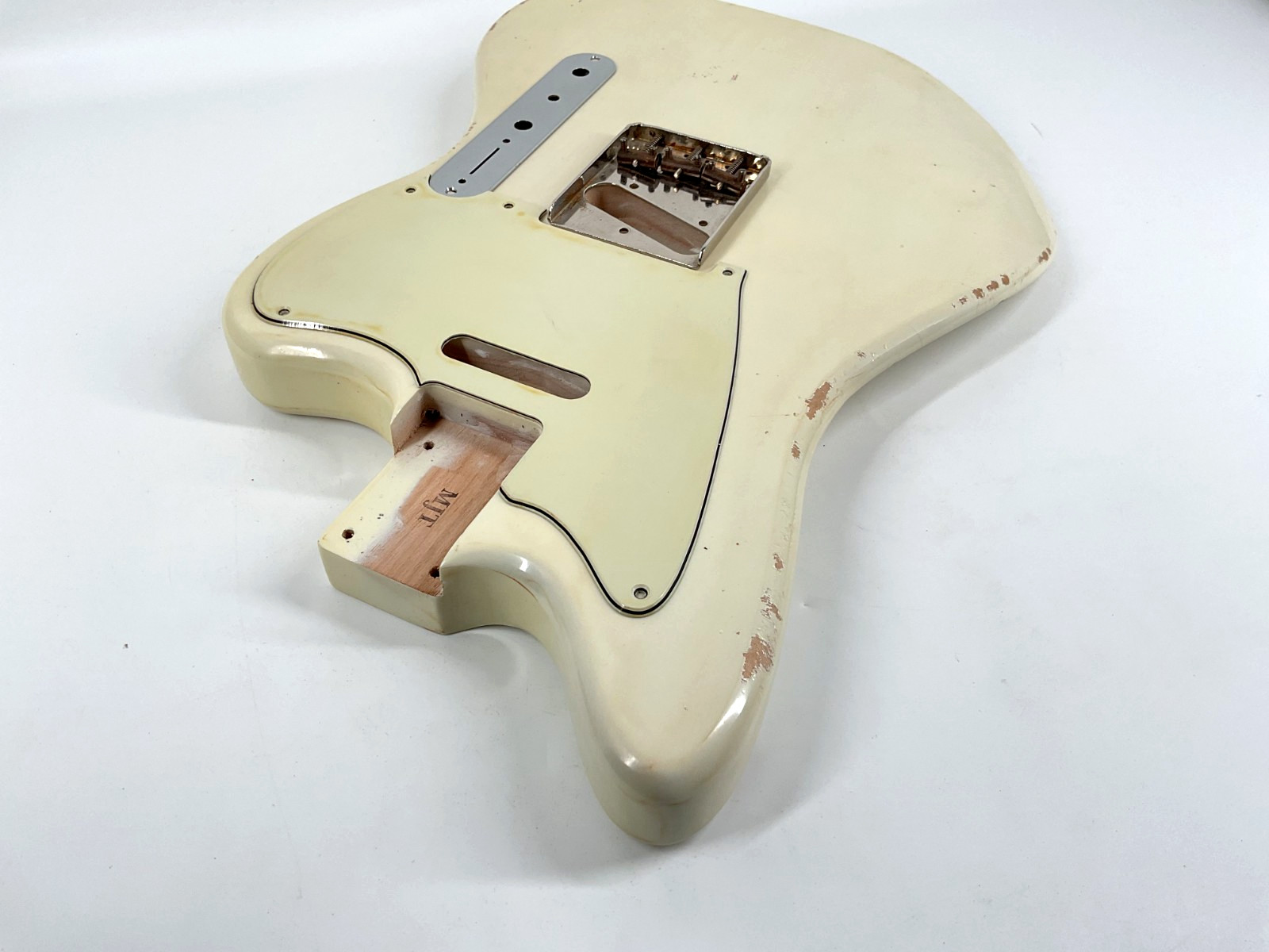 MJT Official Custom Vintage Aged Nitro Guitar Body Mark Jenny VTM Alder Blond