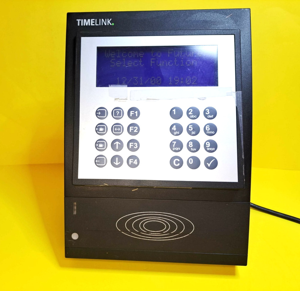 ⚡UNTESTED BUT POWERS ON⚡TIMELINK TLT6100 TIME CLOCK ATTENDANCE TERMINAL TRACKING