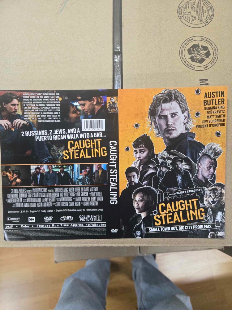 Caught Stealing DVD New Sealed