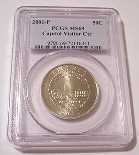 2001 P Capitol Visitor Commemorative Half Dollar MS69 PCGS