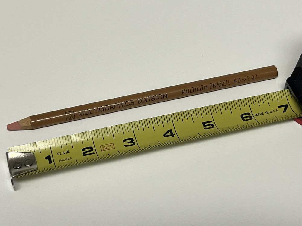 Multigraphics Division Multilith Eraser 40-2547 Unused