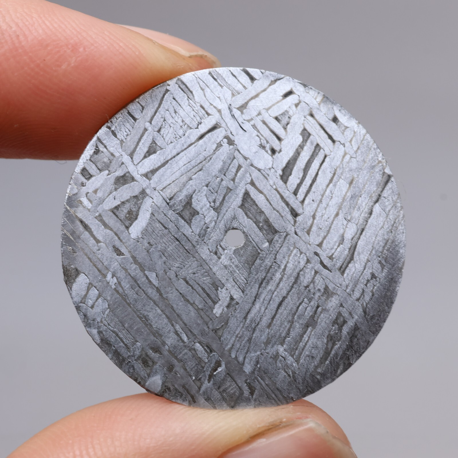 Meteorite Dial,Diameter 28.6MM, Natural Meteorite Circular slice