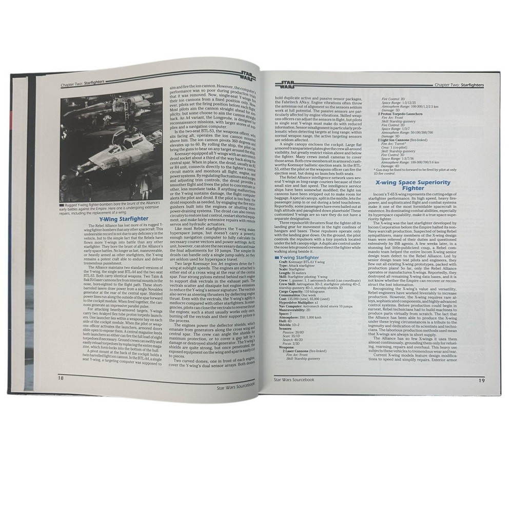 Star Wars Sourcebook Revised Second Edition West End Games Hardcover